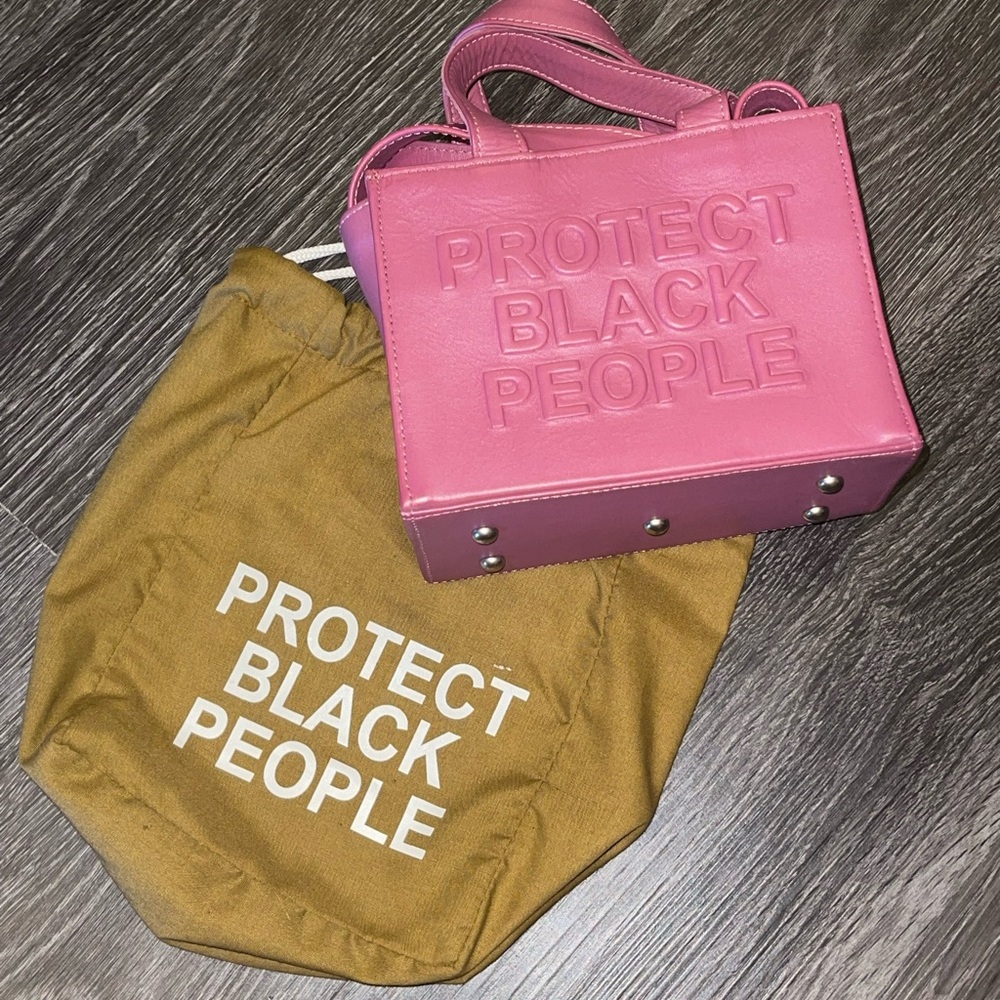 Small pink Protect Black People CISE store